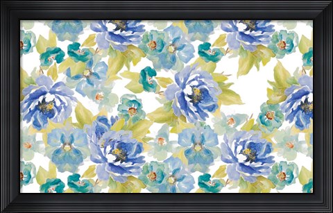 Framed Floral Delicate Blossoms Print