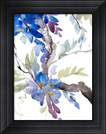 Framed Peaceful Wisteria Print
