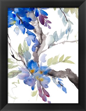 Framed Peaceful Wisteria Print