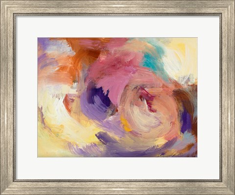 Framed Swirling Thoughts Print