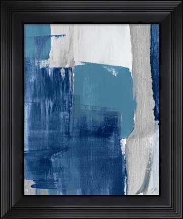 Framed Blue Perspectives III Print