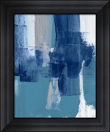 Framed Blue Perspectives IV Print