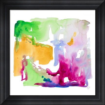 Framed Summer Abstract I Print