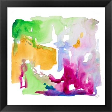 Framed Summer Abstract I Print