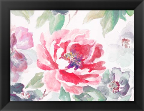 Framed Floral Delicate Spring Print