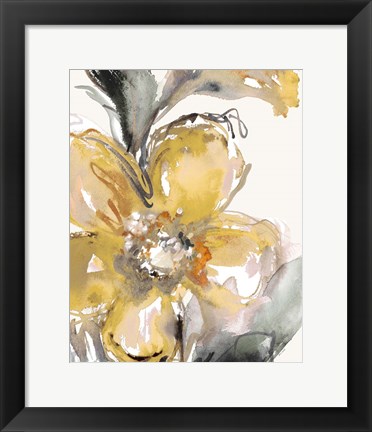 Framed Bright Blooms I Print
