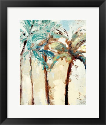 Framed Bright Island Morning II Print