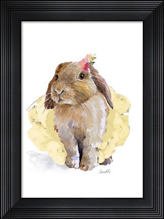 Framed Ballet Bunny II Print