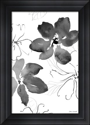 Framed Into Summer Black and White I Print