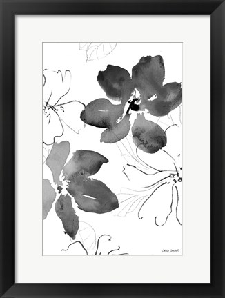 Framed Into Summer Black and White I Print