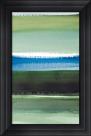 Framed Morning Pasture I Print