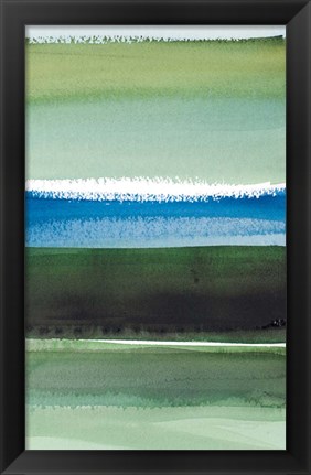 Framed Morning Pasture I Print