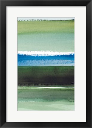 Framed Morning Pasture I Print