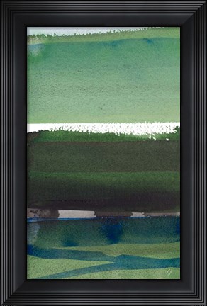 Framed Morning Pasture II Print