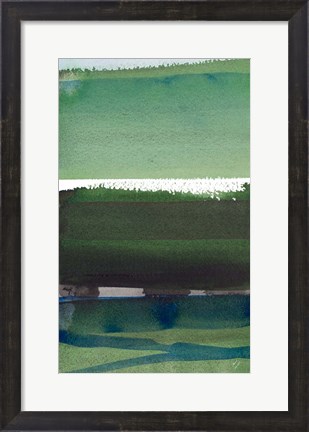 Framed Morning Pasture II Print
