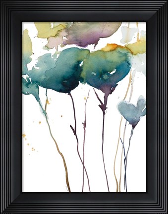 Framed Wildflower Grace I Print