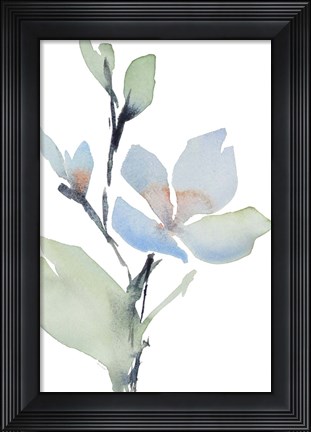 Framed Glowing Blooms II Print