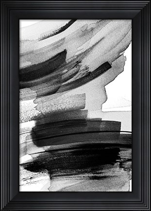 Framed Midnight Gold I Print