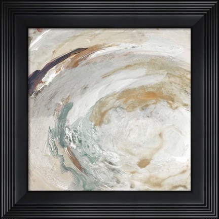 Framed Nature Swirl Square I Print