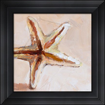 Framed Copper Starfish Print