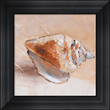 Framed Copper Sea Shell Print
