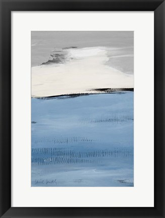 Framed Blue Flatlands II Print