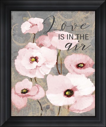 Framed Kindle&#39;s Blush Poppies I Print