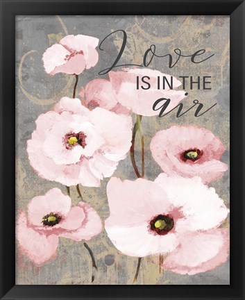 Framed Kindle&#39;s Blush Poppies I Print