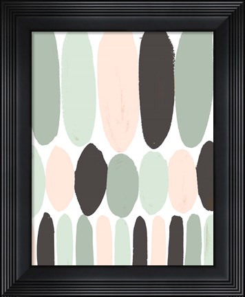 Framed Pastel Pattern Print