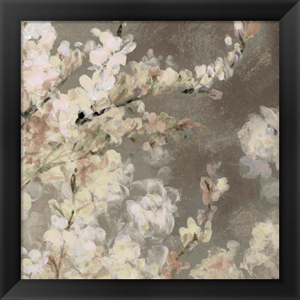 Framed Neutral Sakura Beauty Print