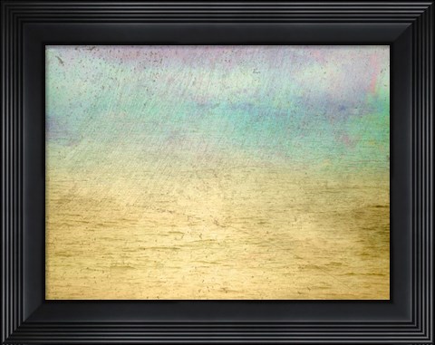 Framed Misty Ocean II Print