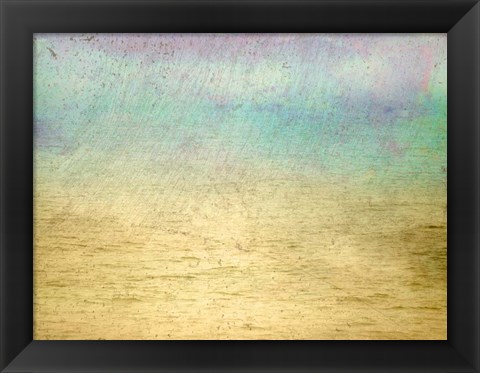 Framed Misty Ocean II Print