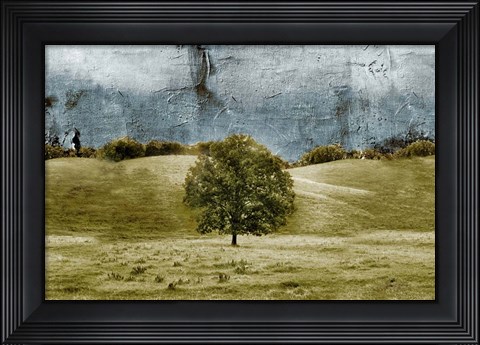 Framed Tree in the Valley Print