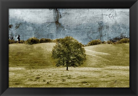 Framed Tree in the Valley Print