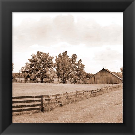 Framed Simple Farm Life Print