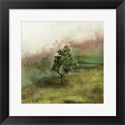 Framed Lone Oak Print