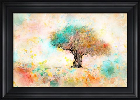 Framed Citrus Tree Print