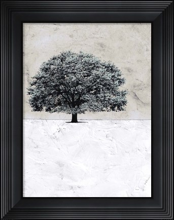Framed Old Black Tree Print
