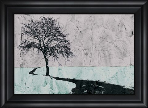 Framed Near the Road Print