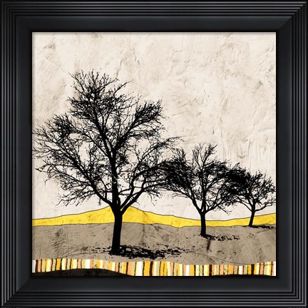 Framed Earth Tones Print