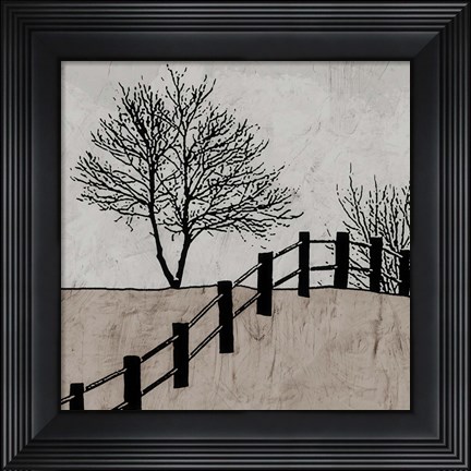 Framed Over the Fence Print
