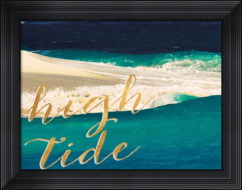 Framed High Waves I Print