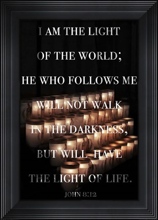Framed Light of Life Print