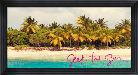 Framed Seek The Sun Print
