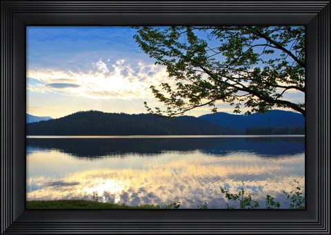 Framed Serene Sunset View Print