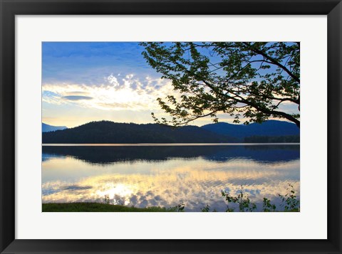 Framed Serene Sunset View Print