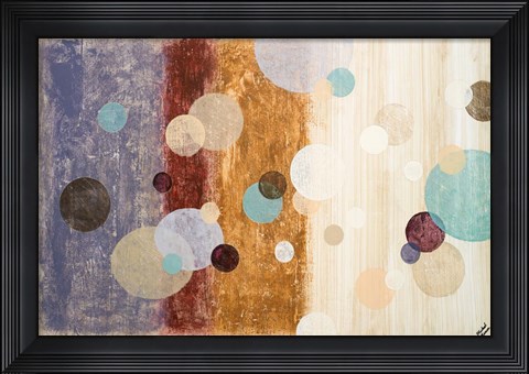 Framed Clusters I Print