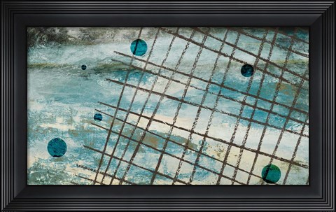 Framed Return to the Blue Abstract II Print