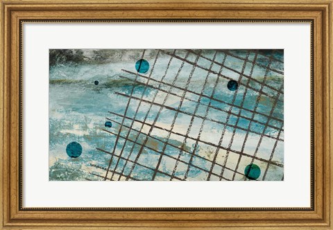 Framed Return to the Blue Abstract II Print