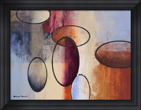 Framed Excitement I Print